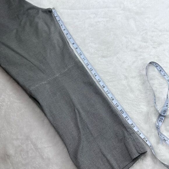 Gap Womens Blue Straight Leg Crop Mid Rise Slash Pocket Cotton Stretch Pants 14 - Picture 13 of 13